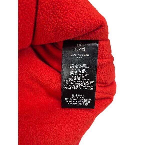 Swiss Tech Polyester Winter Coat Black/Red Shell Boys Sz LG 10-12 - Picture 5 of 7